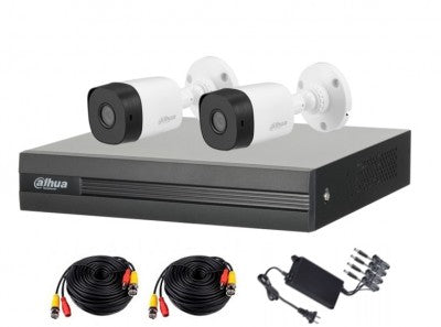 Kit de Video Vigilancia Dahua Technology XVR1B04KIT/2-B1A21, 4, 1080p (2MP)