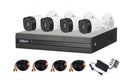 Kit DVR + 4 Cámaras Bullet Dahua Technology XVR1A04KIT, Exterior, Policarbonato, 4, H.264, Cámara 720p (1MP), DVR 1080p Lite